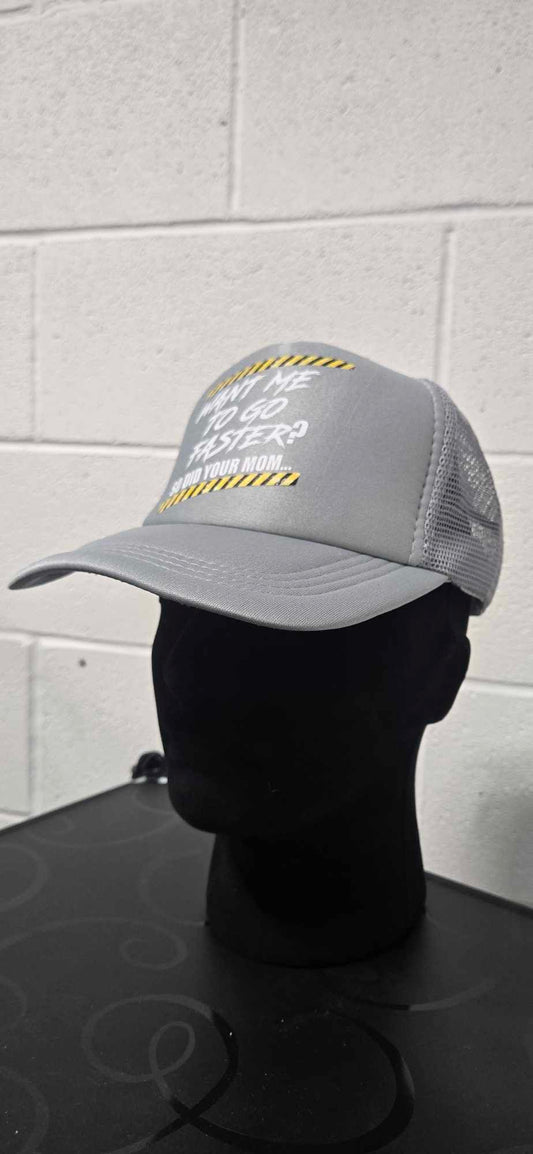 So Did Your Mom Foam Trucker Hat - Grey