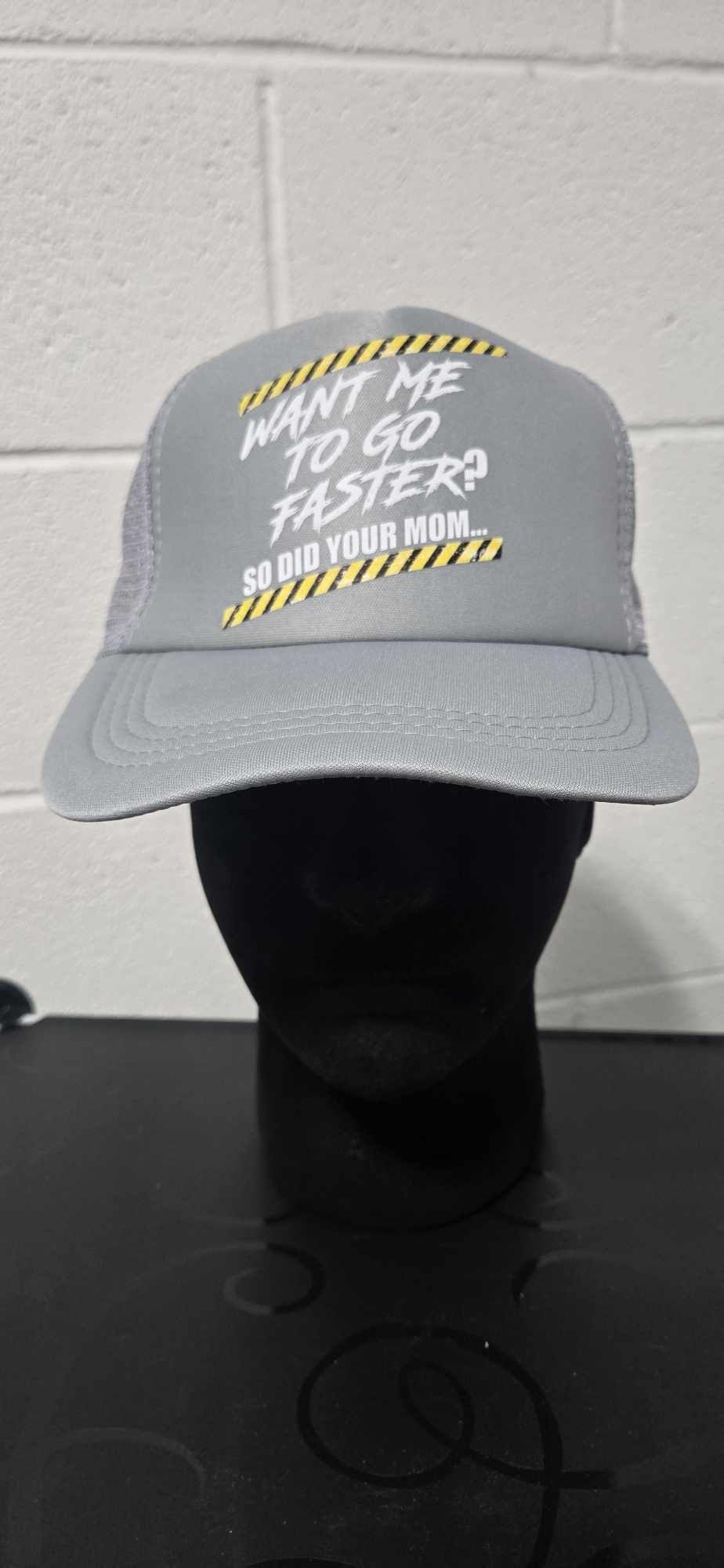 So Did Your Mom Foam Trucker Hat - Grey